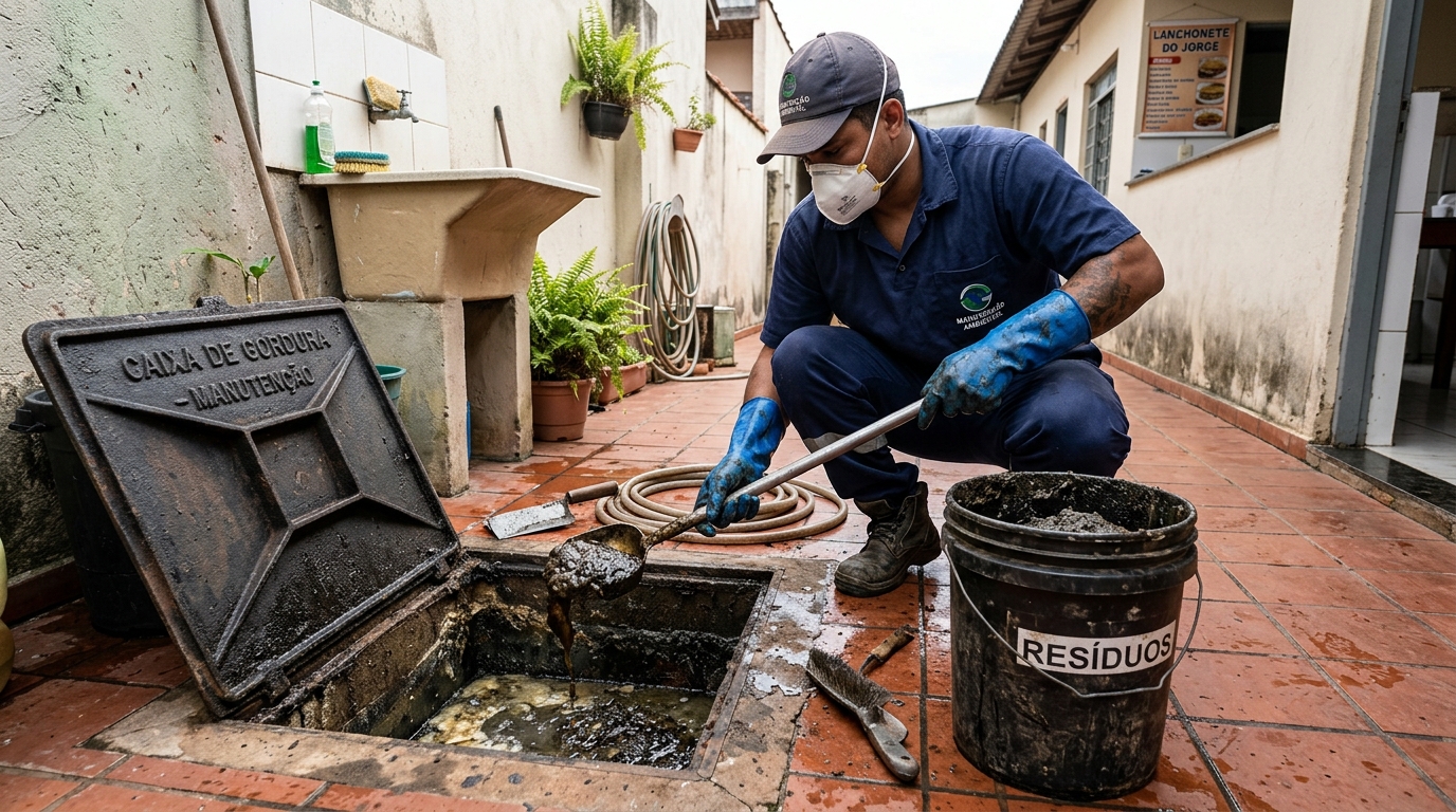 Manutenção de Caixa de Gordura em Curitiba‑PR
